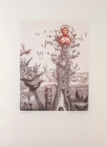 Albín Brunovský (1935–1997) - Labyrint světa a ráj srdce / soubor 6ti velkoformátových grafických listů autora