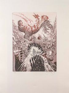 Albín Brunovský (1935–1997) - Labyrint světa a ráj srdce / soubor 6ti velkoformátových grafických listů autora