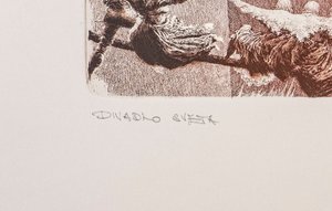 Albín Brunovský (1935–1997) - Labyrint světa a ráj srdce / soubor 6ti velkoformátových grafických listů autora