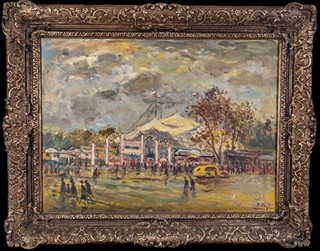 Emanuel Pryl (1896–1980) - Cikusový stan a žlutý automobil