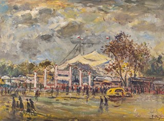 Emanuel Pryl (1896–1980) - Cikusový stan a žlutý automobil