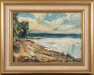 Josef Milota (*1938) - Písčitý břeh Rožmberka