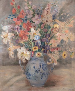 Luisa Černovická (1903–2008) - Zahradní kytice (velký rozměr)