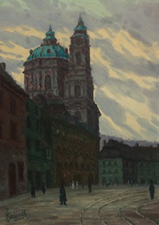 Václav Šrámek (1877 - 1965) - Svatý Mikuláš