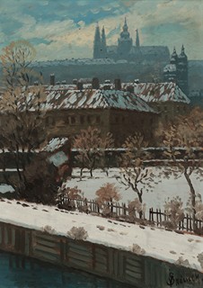 Václav Šrámek (1877 - 1965) - Pražský hrad