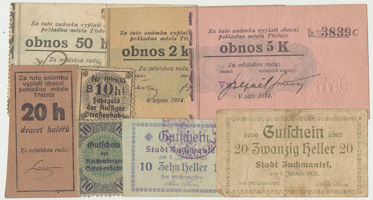 Nouzovky české od roku 1914