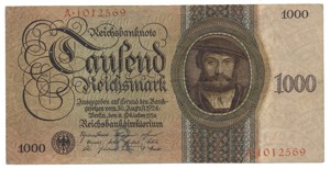 Německá platidla na československém území 1938-45