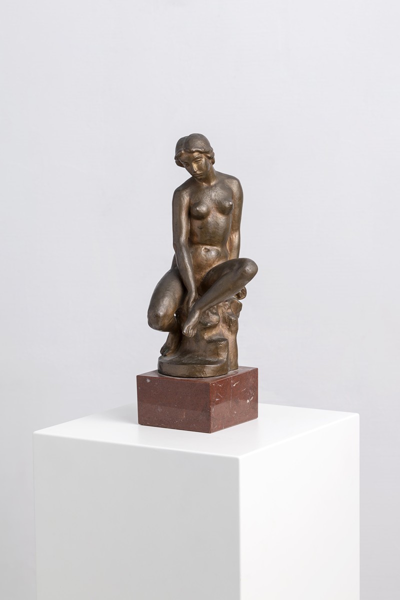 Břetislav Benda (1897 - 1983) - Sedící dívka