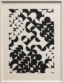 Zdeněk Sýkora (1920 - 2011) - Černo - bílá struktura