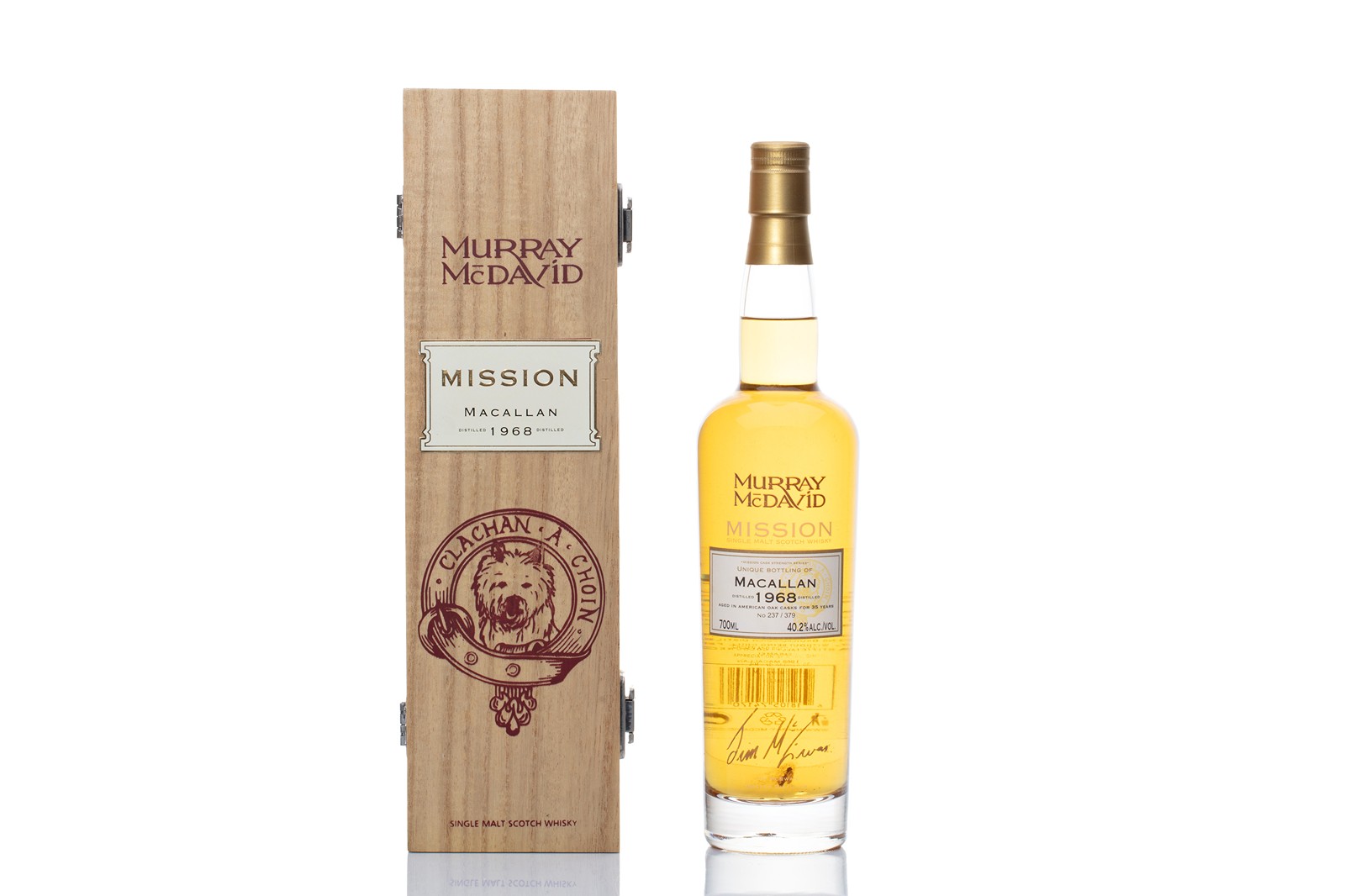 Macallan 1968 Mission Cask Strength Series 35 Years Old