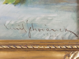 Emil Schovánek (1885 – 1947) - Zátiší s bílými růžemi