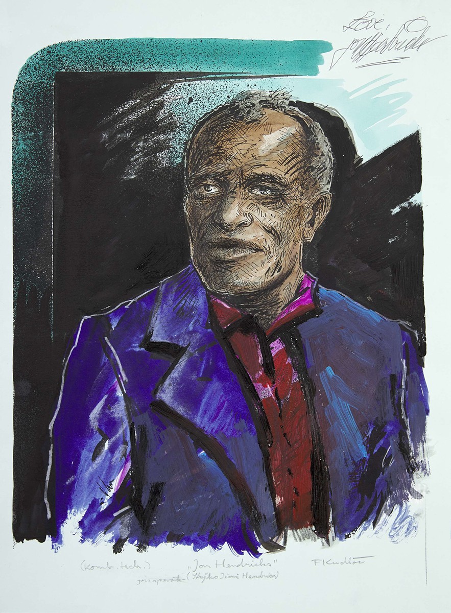 František Kudláč (1954) - Jon Hendricks + originálny autogram