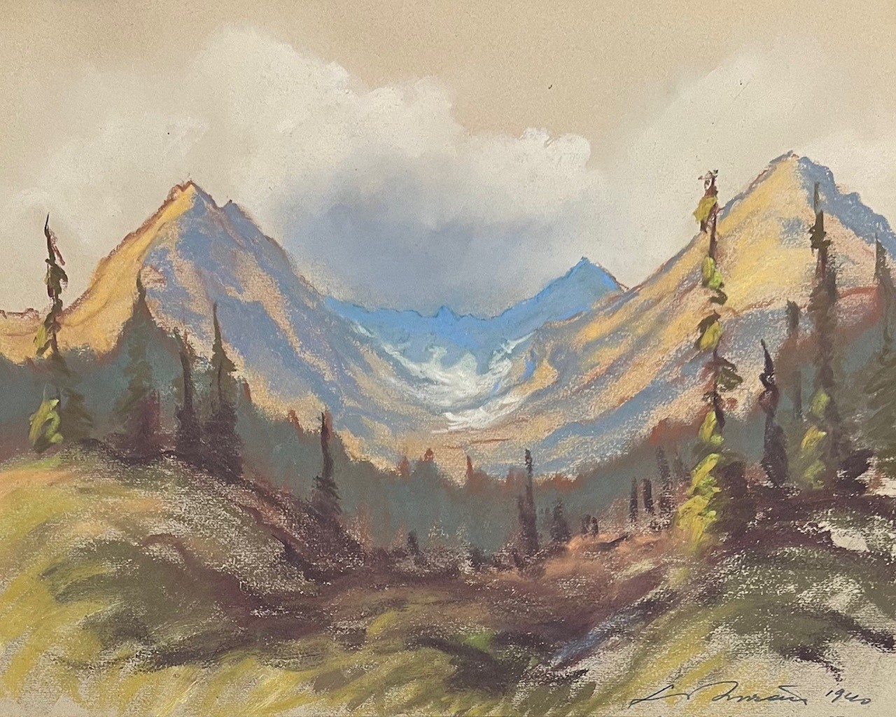 Ludovít Križan (1900 - 1979) - Mlynica – Tatry