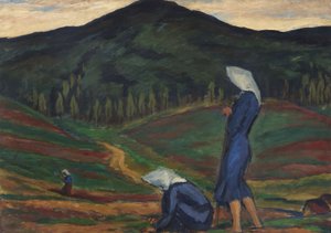 Václav Rabas (1885 - 1954) - Jarné práce (veľký formát)