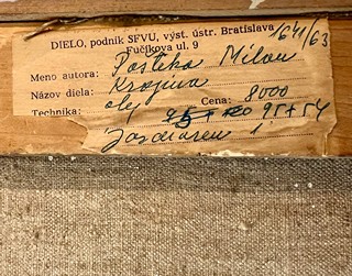 Milan Paštéka (1931 - 1998) - Krajina (veľký formát)