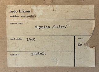 Ludovít Križan (1900 - 1979) - Mlynica – Tatry
