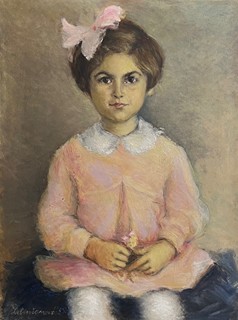 VIERA ŽILINČANOVÁ (1932-2008) - Dievčatko s bábikou