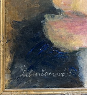 VIERA ŽILINČANOVÁ (1932-2008) - Dievčatko s bábikou