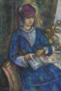 Janko Alexy (1894 - 1970) - Žena s knihou