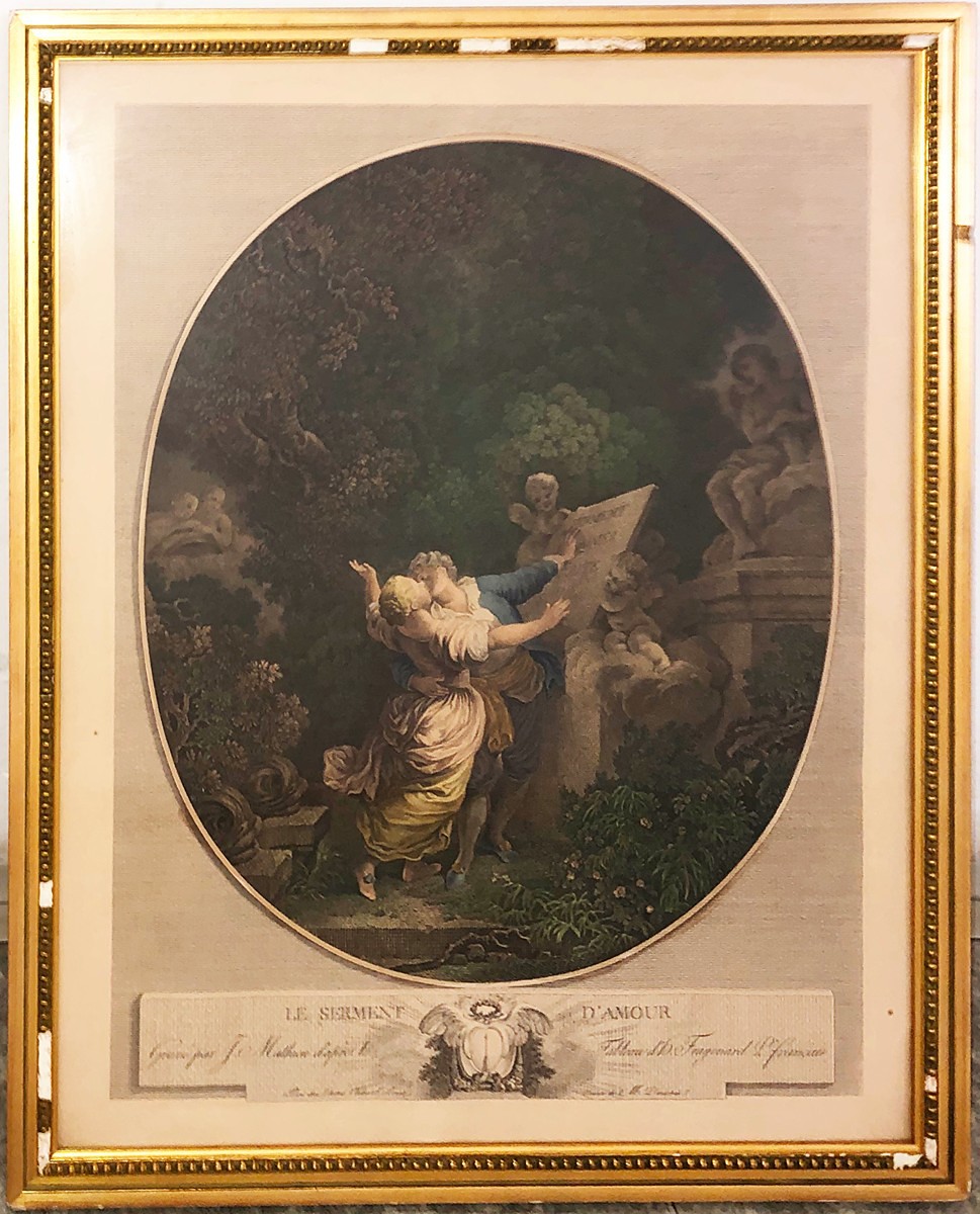 Fragonard Jean-Honoré - Le Serment d'amour