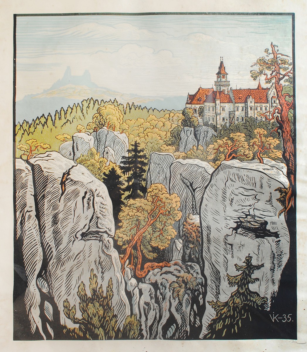 Karel Vik (1883 - 1964) - Hrubá Skála a Trosky