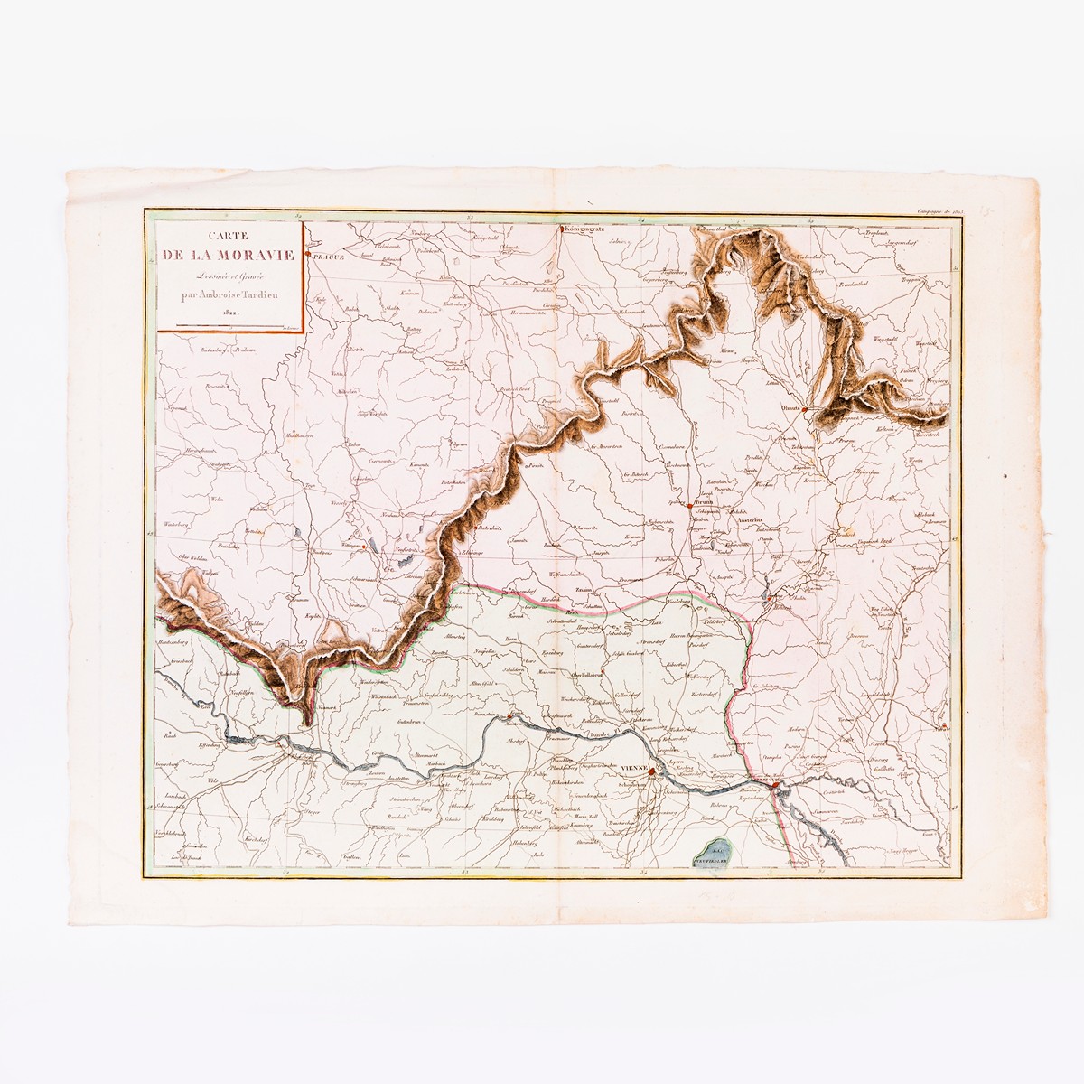(Morava) CARTE DE LA MORAVIE…