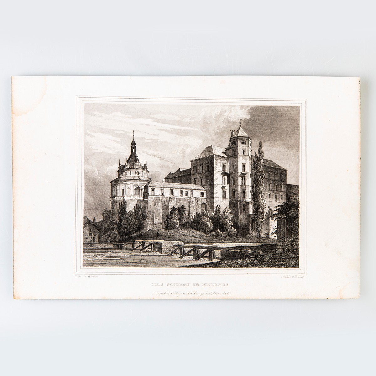 (Jindřichův Hradec, zámek) Würbs, C.; Hügel, H. DAS SCHLOSS IN NEUHAUS.