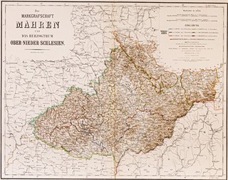 (Morava) Die MARKGRAFSCHAFT MÄHREN UND DAS HERZOGTHUM OBER-NIEDER-SCHLESIEN.