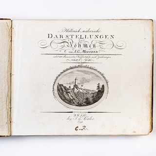 (Čechy, hrady a zámky) Meissner, August Gottlieb: Historisch-malerische Darstellungen aus Böhmen…