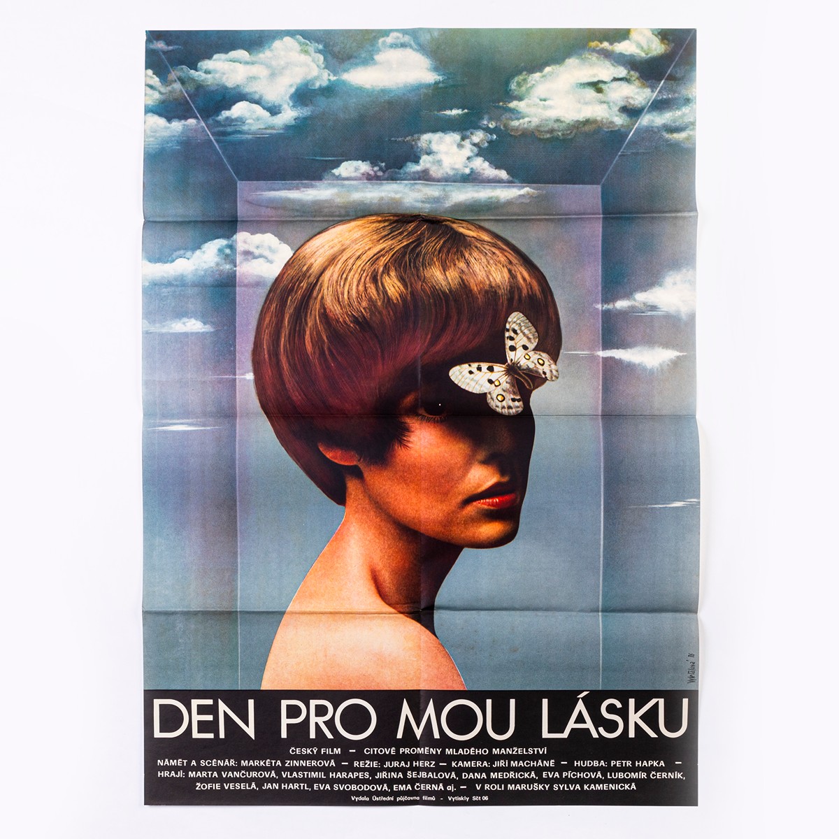 Poláčková-Vyleťalová, Olga (1944) - Reklamní plakát k filmu Den pro mou lásku.
