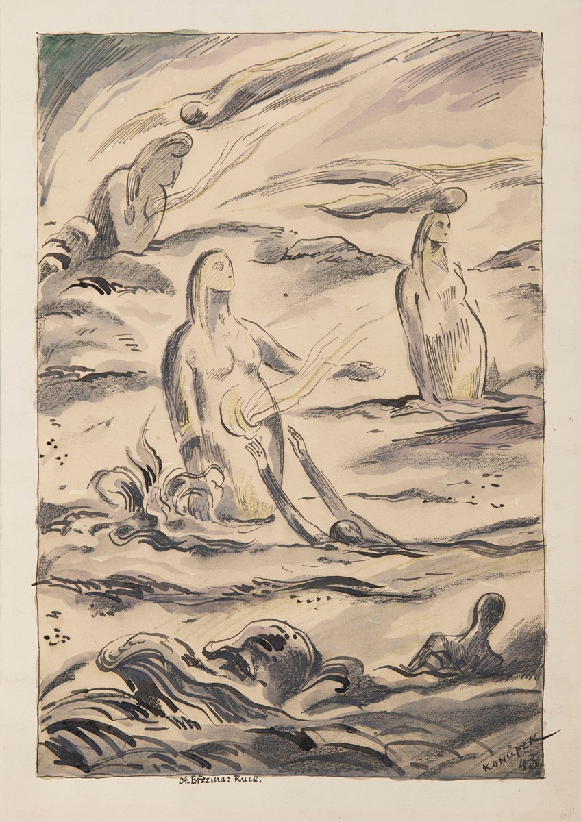 Jan Konůpek (1883-1950) - Ot. Březina: Ruce