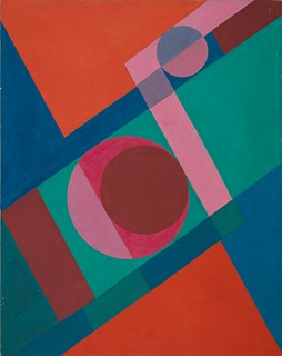 Vladislav Mirvald (1921-2003) - Zátiší s geometrickými tvary