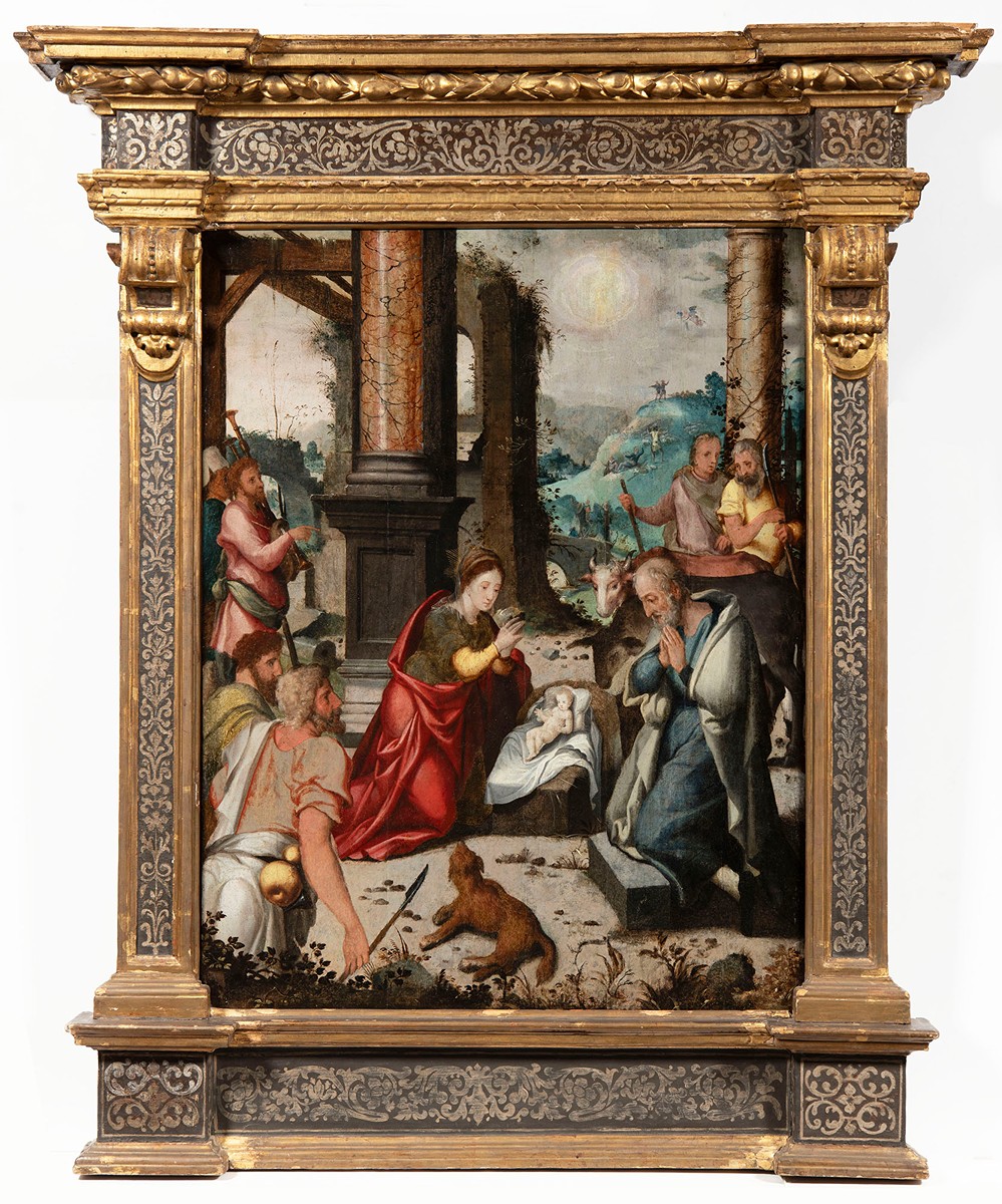 Master of the Prodigal Son, Antwerp, c. 1540-50 - Adoration of the Shepherds