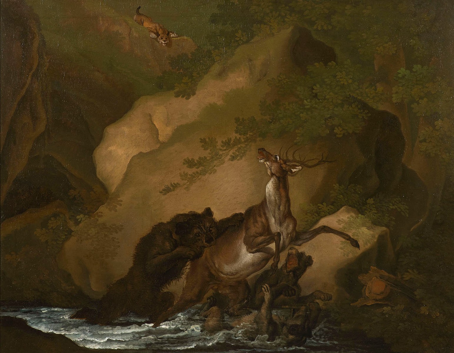 Johann Elias Ridinger (1698- 1767), Attributed - Hunting still life
