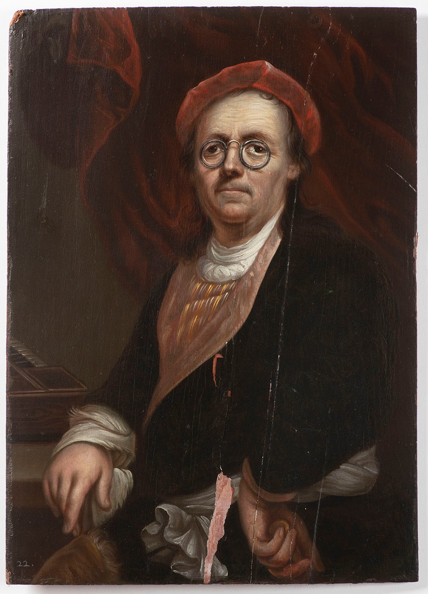 Johann Kupetzky (1667-1740), Attributed - Johann Kupetzky. Self-Portrait.