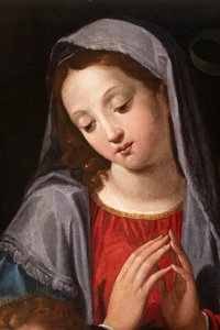 Bernardino Cesari (1571–1622) - Madonna and Sleeping Child with Infant Saint John