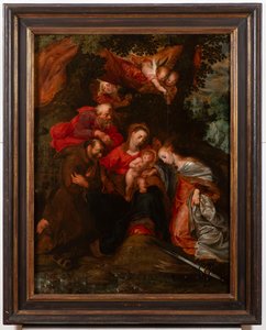 Otto van Veen (1556–1629) - The Mystical Marriage of St. Catherine