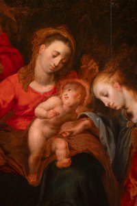 Otto van Veen (1556–1629) - The Mystical Marriage of St. Catherine