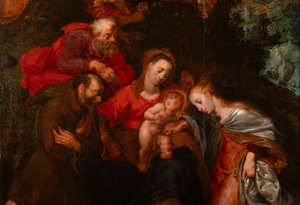 Otto van Veen (1556–1629) - The Mystical Marriage of St. Catherine