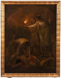 Adam Friedrich Oeser (1717-1799) - Saul with the Witch of Endor