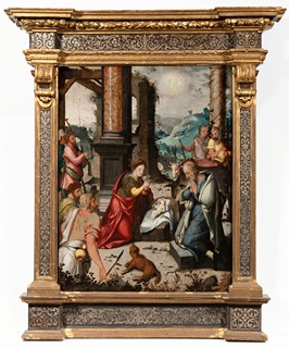 Master of the Prodigal Son, Antwerp, c. 1540-50 - Adoration of the Shepherds