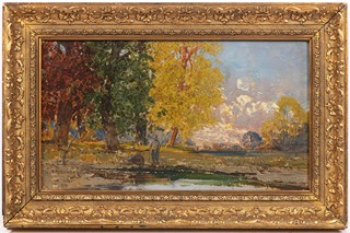 Georg Fischhof (1859-1914) - Pair of landscape paintings