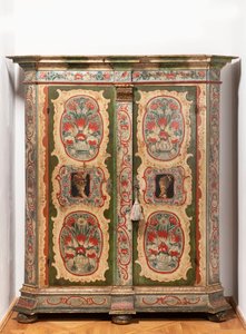 Peasant Cabinet, Upper Austria, 18th century - Peasant Cabinet, Upper Austria, 18th century