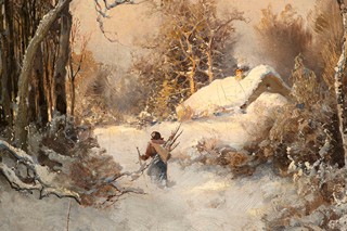 Julius Sergius von Klever (1850-1924) - Winter Landscape