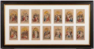 Emanuel Raffeiner (1881 -1923 ) - 14 Stations of the Cross
