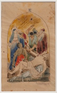 Emanuel Raffeiner (1881 -1923 ) - 14 Stations of the Cross