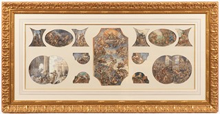 Tintoretto, Jacopo - 19th century successor - The ceiling painting in the Doge's Palace
