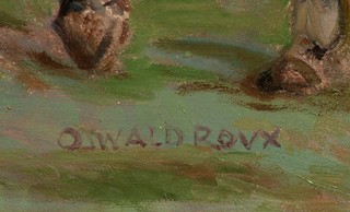 Oswald Roux (1880 - 1961 Wien) - At the races