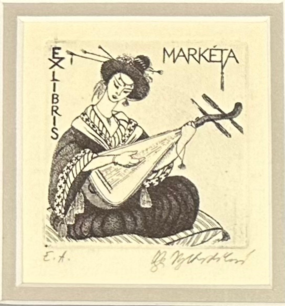 Vychodilová Olga - Markéta - gejša hrající na šamisen