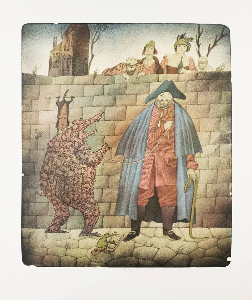 Adolf Born (1930 - 2016) - POMĚRNĚ CHUDÝ CIRKUS (MEDVĚDÁŘ)